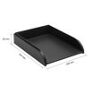Picture of OSCO BLACK LEATHER DESK TRAY